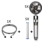Turbo Propeller Shower Head Handheld High Pressure