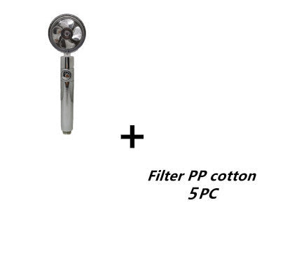 Turbo Propeller Shower Head Handheld High Pressure